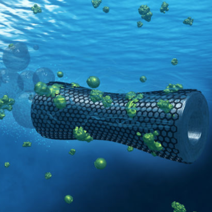 Swarms of tiny robots clean polluted water