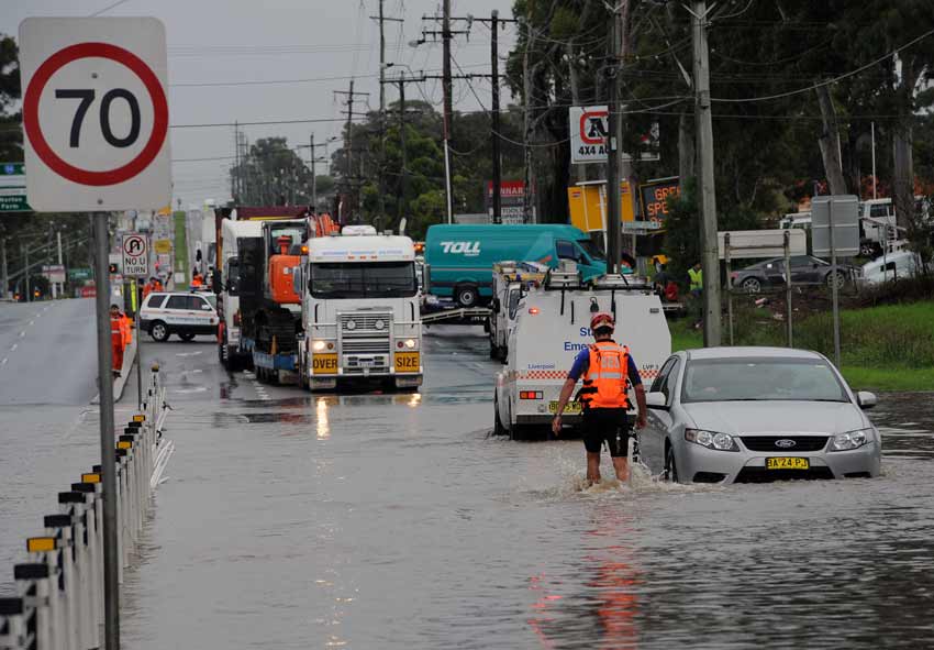 La Nina 2012年悉尼洪水泛滥